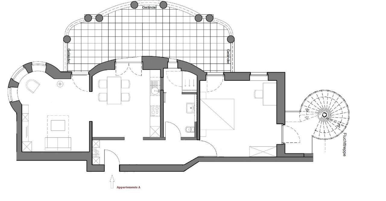 Appartements Am Kurpark Bad Pyrmont Exteriör bild